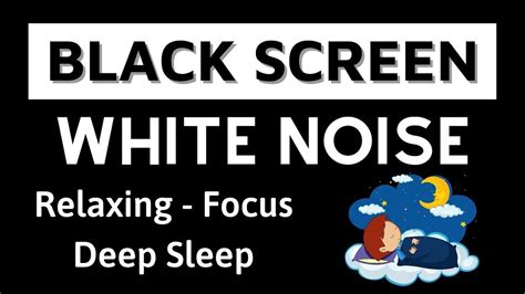 White Noise Black Screen Hours No Ads For Focus Study Work