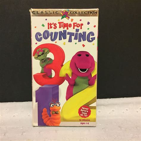 Barney It S Time For Counting Classic Collection Vhs Video Learning Hot Sex Picture