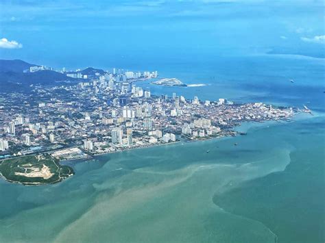 Aerial View Of George Town Penang Malaysia Stock Photo Image Of