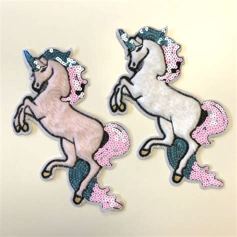 Unicorn Embroidered Applique Sew On Patch