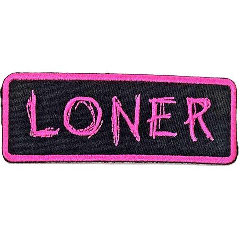 Yungblud Standard Woven Patch Loner By Yungblud Ybpat04