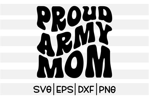 Proud Army Mom Svg Design Graphic By Svg King · Creative Fabrica