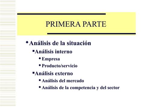 Plan De Mercadeo Diapositivas Ppt Descarga Gratuita