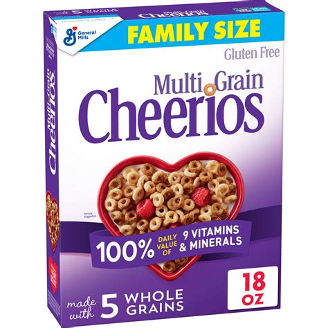 Multi Grain Cheerios Multigrain Cereal 18 Oz