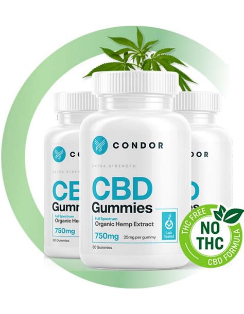 Condor CBD Gummies Get Rid Of Your Joint Pain Anxiety And Stress Work