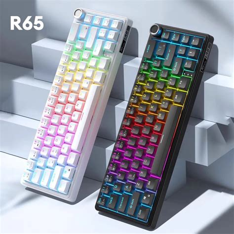 Mifuny Teclado Mec Nico Sem Contato Teclado Gamer Fio Rgb Backlit Jogos Hot Swap Type