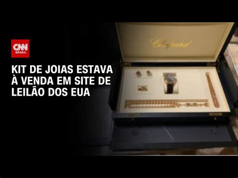 Kit de joias recebido por Bolsonaro estava à venda em site de leilão