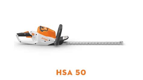 Stihl Hsa 50 Cordless Hedge Trimmer Battery Powered Hedge Trimmers Stihl Ak System Stihl