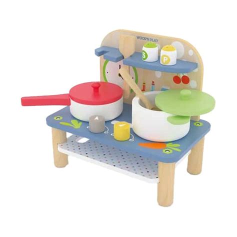 Cuisine En Bois Mini Wood N Play King Jouet Cuisine Et Dinette Wood