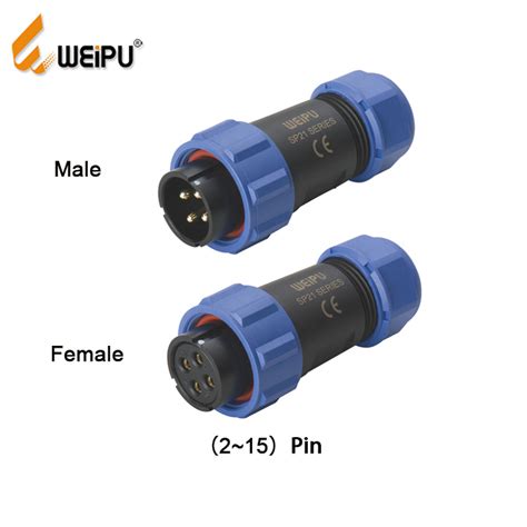 Weipu Sp Waterproof Cable Plug Male Ip Power Cable Bayonet