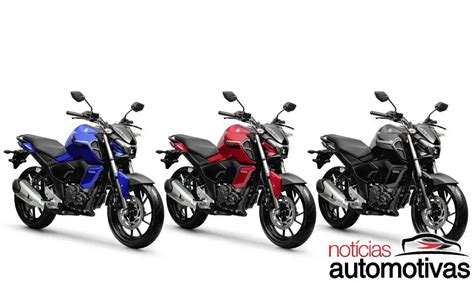 Fazer 2023 detalhes da família de motos da Yamaha Notícias Automotivas