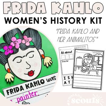 Frida Kahlo Womens History Month Project Activities And Craft TPT