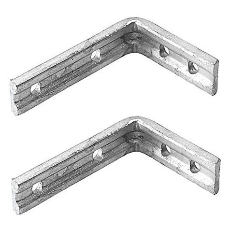 Charles Watson Galvanised Heavy Duty Shelf Brackets L Brackets 12 X 10