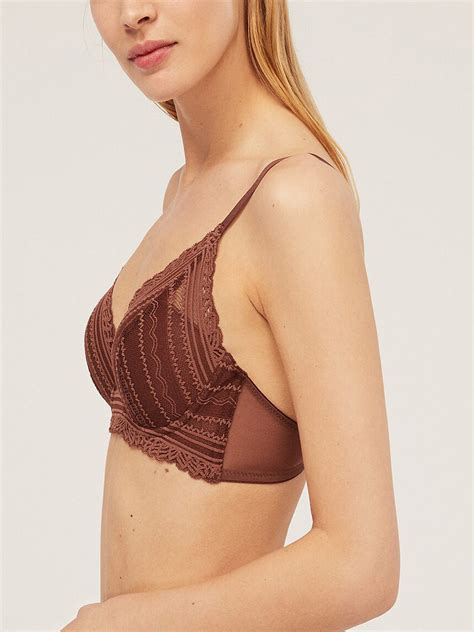 Wholesale Lingerie Spanish Brand Oysho Oysho Truffle Geo Lace