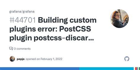 Building Custom Plugins Error PostCSS Plugin Postcss Discard Comments