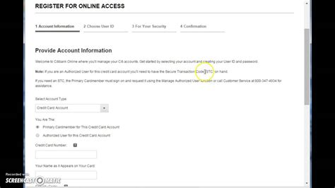 Citibank Credit Card Login Youtube