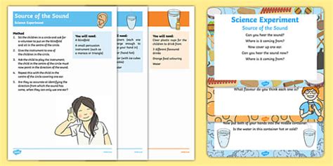 Eylf All About Me My Senses Science Experiments Resource Pack