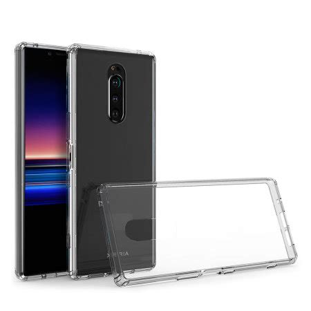 Olixar Exoshield Tough Snap On Sony Xperia Case Clear