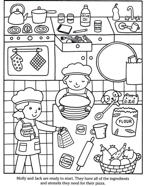 Cooking Coloring Pages Printable At Free Printable