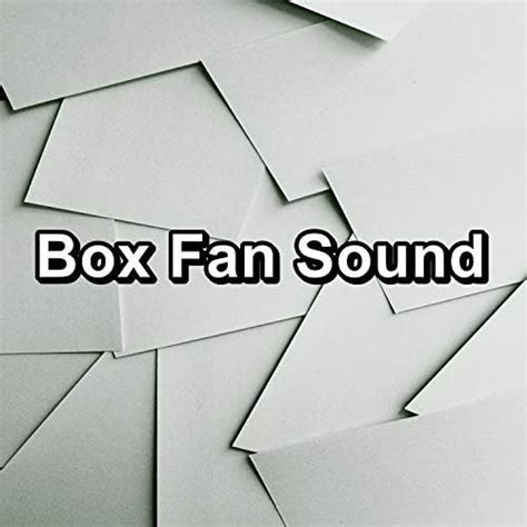 Box Fan Sound Von White Noise Sleep Therapy White Noise Meditation