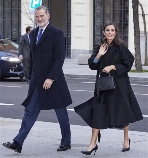 Photo La Reine Letizia Et Le Roi Felipe Vi D Espagne Leur Arriv E