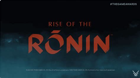 Rise Of The Ronin Release Date Revealed Gameranx