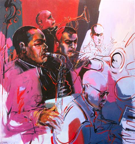 Paintings of Jazz musicians and groups | Paul Ygartua