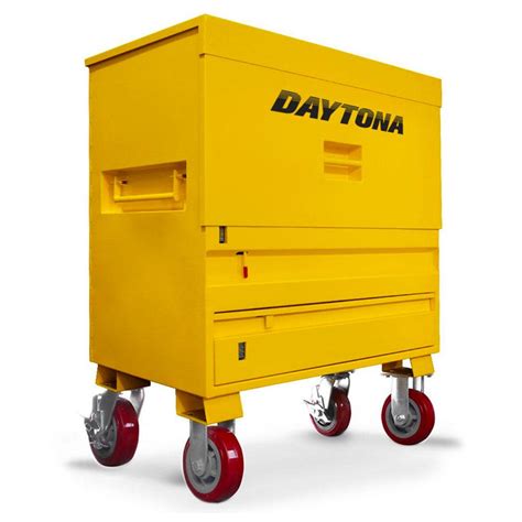 Daytona Bt W X X Mm Yellow Steel Jobsite Tool Box