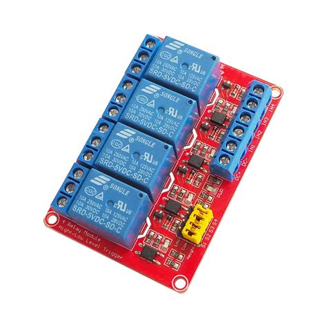 Buy V Relay Module With Optocoupler Isolation Support High And Low