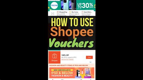 How To Apply Shopee Vouchers 30 Discount Live Sample YouTube