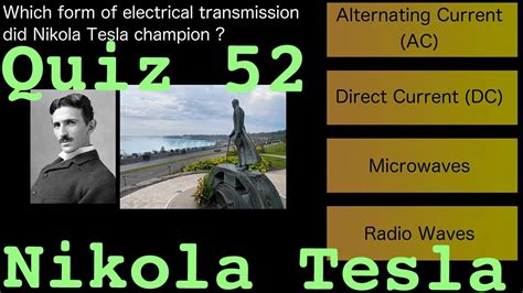 Famous People Scientists Nikola Tesla Pub Trivia General Knowledge