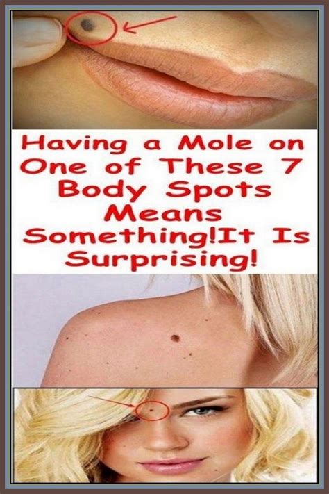 If You Have A Mole At One Of These 7 Places On Your Body This Is What It Means You Will Be