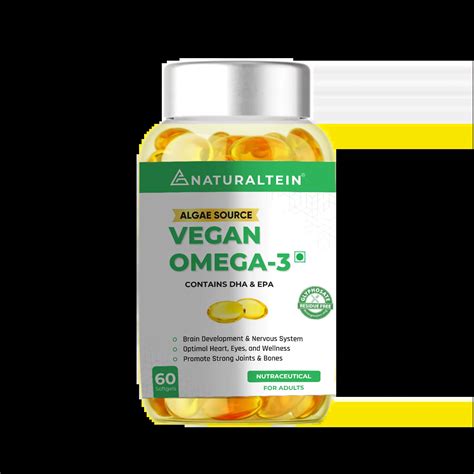 Buy Best Vegan Algae Omega 3 Capsule Naturaltein