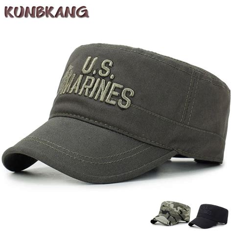 2018 New Camouflage Flat Cap Us Marines Army Baseball Caps Men Tactical