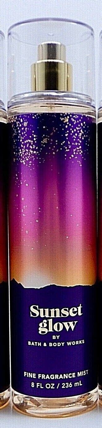 Bath Body Works Sunset Glow Fine Fragrance Body Mist Spray Oz New