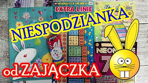 Zdrapki 601 NIESPODZIANKA OD ZAJĄCA mejkapmejkapowski YouTube