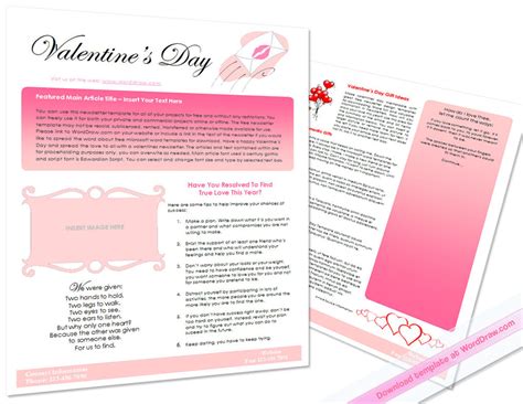 Valentines Day Newsletter By Worddraw On Deviantart