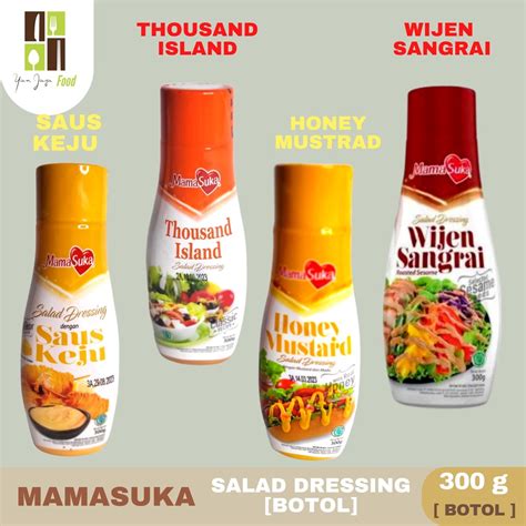 Jual Mamasuka Salad Dressing Botol Gr Saus Keju Thousand Island