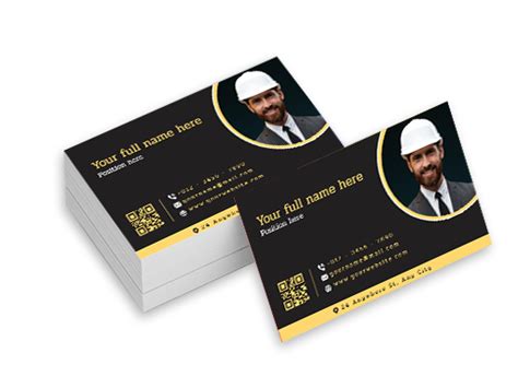 Free Customizable Construction Business Card Templates Dochipo