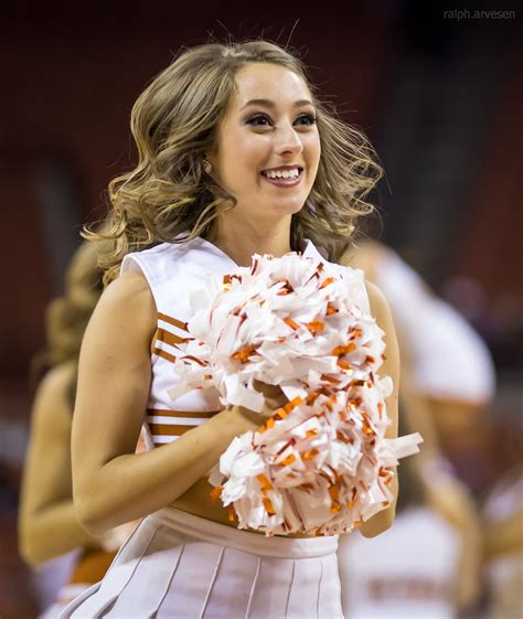 University of Texas Longhorns Cheer at the women's basketball game ...