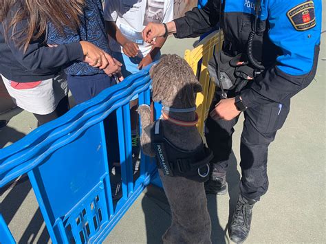 La Unidad Canina De Polic A Local Desarrolla Una Jornada Con El