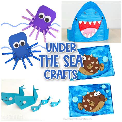 28 Colourful Under The Sea Crafts Under The Sea Crafts Sea Crafts