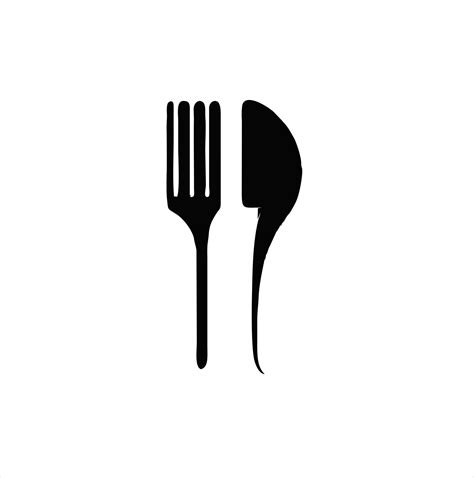 fork and spoon vector logo. Vector illustration. restaurant sign icon ...