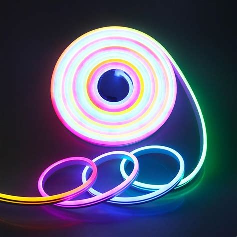 ALITOVE LED Neon Rope Light Addressable WS2811 RGB IC 32 8ft Room Decor