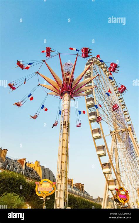 Jardin Des Tuileries Paris Carousel Immagini E Fotografie Stock Ad Alta