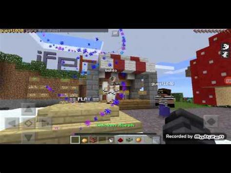 Minecraft Pe Skywars Part 1 Greek YouTube