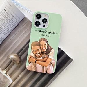 Custom Photo Couples Phone Case, Personalized Name Couples Gifts for ...