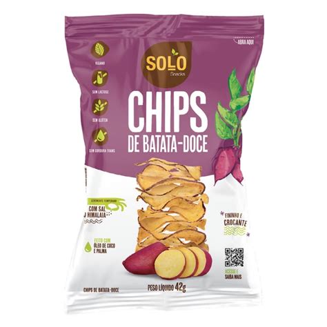 Chips De Batata Doce 42g No Atacado