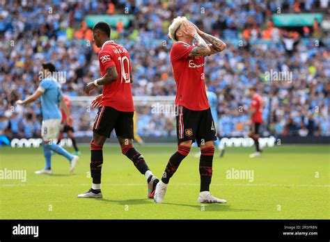 London UK 03rd June 2023 Alejandro Garnacho Of Manchester United