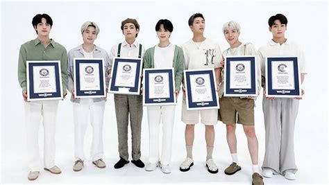 Bts Entra No Hall Da Fama Do Guinness World Records Carro Chefe Dessa